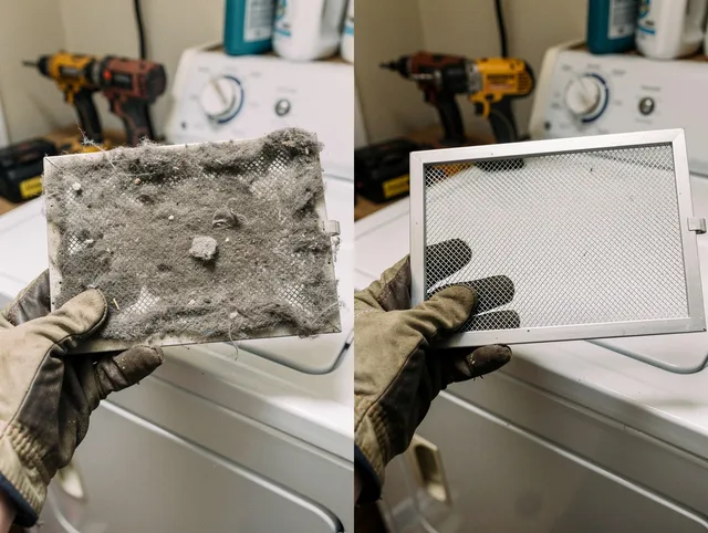 Professional lint trap cleaning by Avon Lake Dryer Vent Cleaning in Avon Lake